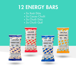 Thanh năng lượng Lecka Energy Bar 40g đủ vị - Tiện dụng & phù hợp tập luyện