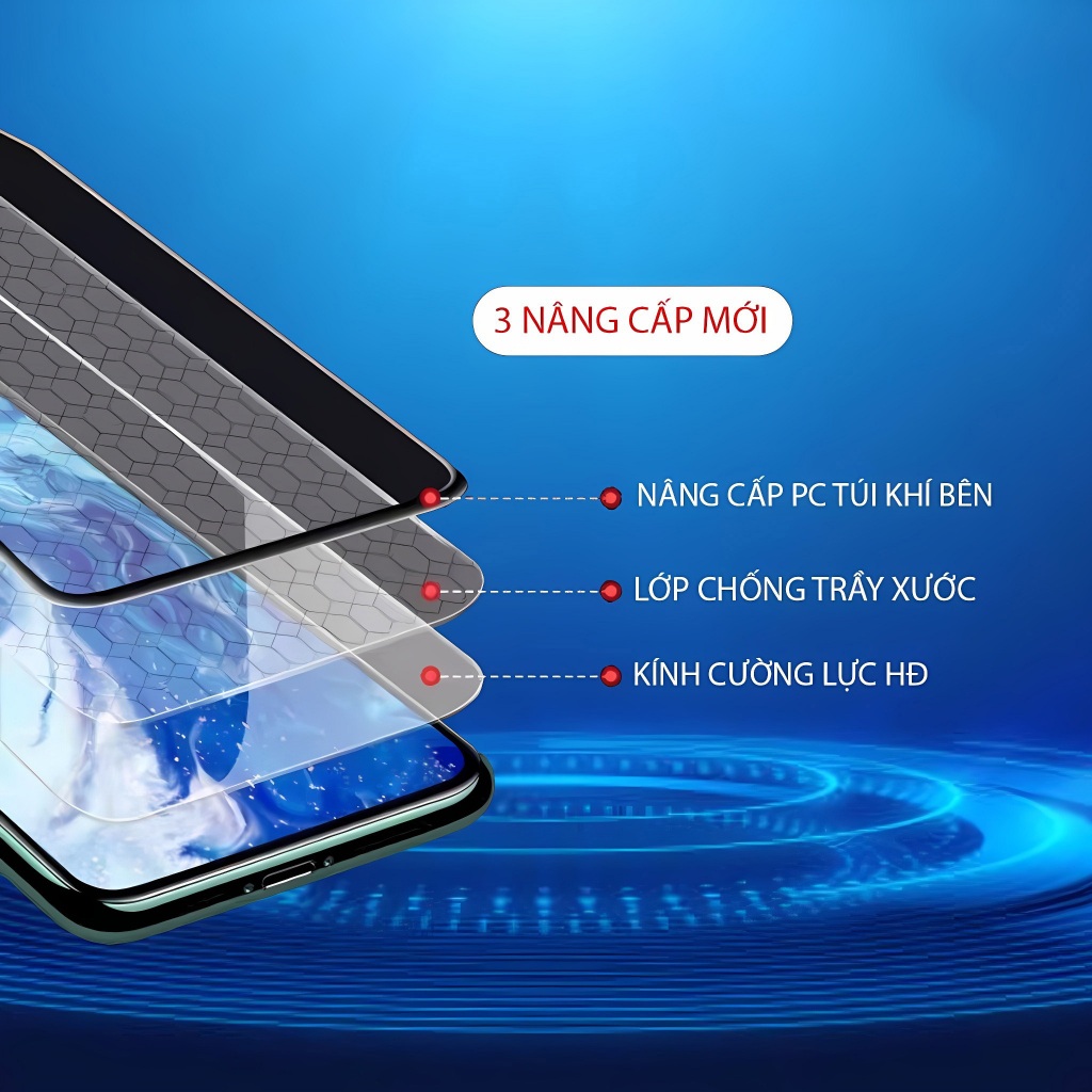 Cường lực Xiaomi Mi 12T, 12T PRO, 12 Lite KK xanh full màn | BigBuy360 - bigbuy360.vn