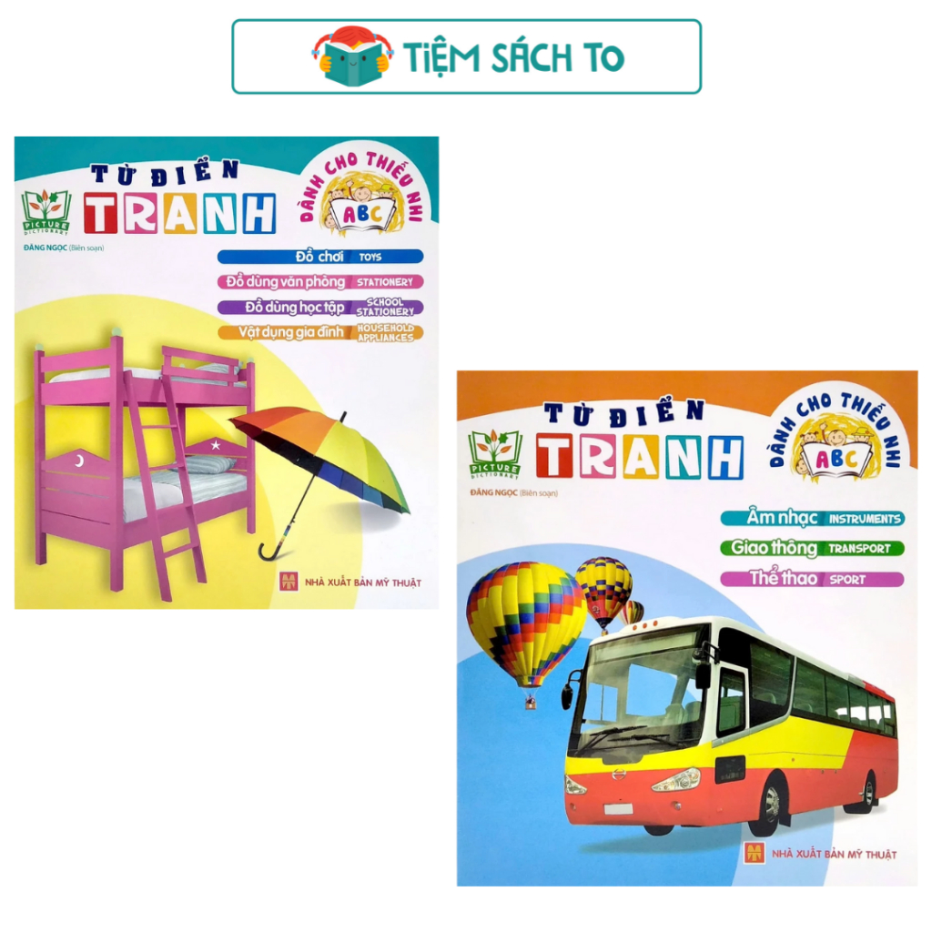 Sách: Combo 2 Cuốn: Từ Điển Tranh Dành Cho Thiếu Nhi