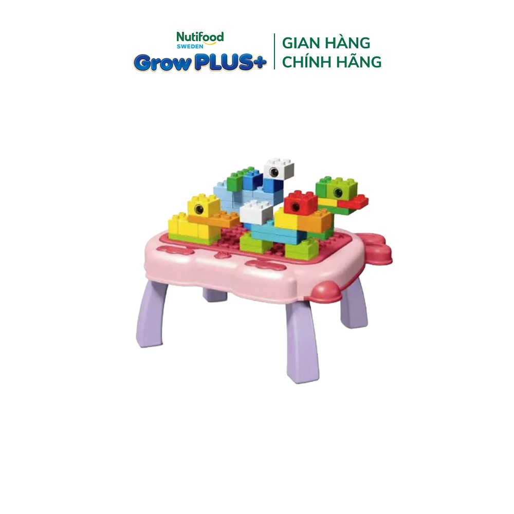 [Gift]Đồ chơi trẻ em bằng nhựa: bộ bàn ghế lắp ghép
