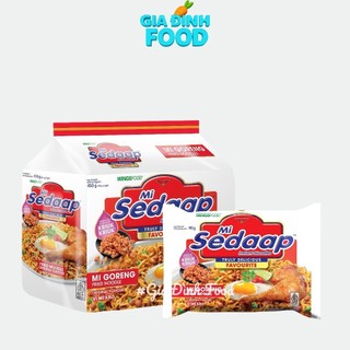 Mì trộn Sedaap Goreng Indonesia Vị truyền thống/ Gà cay Phô Mai/ Gà Cay Hàn Quốc - Lốc 5 Gói