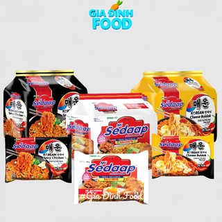 Mì trộn Sedaap Goreng Indonesia Vị truyền thống/ Gà cay Phô Mai/ Gà Cay Hàn Quốc - Lốc 5 Gói