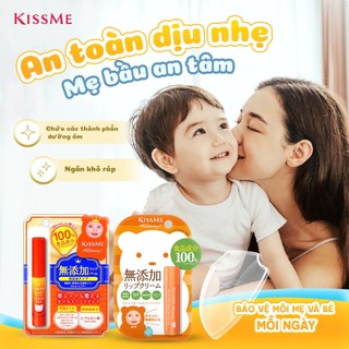 Son Dưỡng Môi Kissme Mommy Chống Nứt Môi Dành Cho Bé Từ 6 Tháng Tuổi Và Làn Da Nhạy Cảm (Dạng Thỏi )