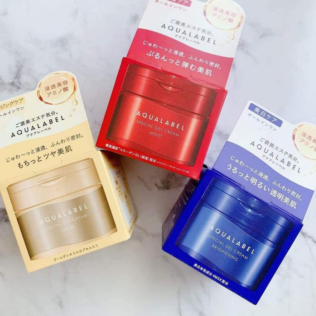 Kem dưỡng da 5 trong 1 White Conc Aqualabel Special Gel Cream Nhật Bản - Hũ 90g