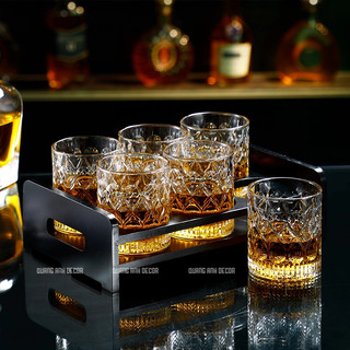(TH | 6 LY) Ly ROCK thủy tinh, ly WHISKY | Cốc uống rượu ngoại, wine glass | Ly rượu mạnh, CHIVAS