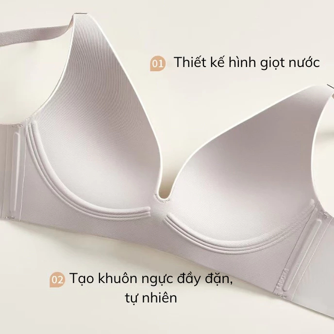Áo Lót Su Lụa Form Giọt Nước ADORE AD005 Mút Đúc Cố Định Nâng Nhẹ Nhàng - Adore Global
