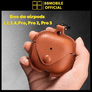 Bao da AirPod 3, 1, 2, Pro, Pro 2 chất liệu da cao cấp Bảo vệ hoàn hảo và phong cách đẳng cấp