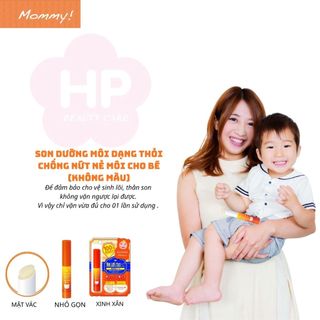 Son Dưỡng Môi Kissme Mommy Chống Nứt Môi Dành Cho Bé Từ 6 Tháng Tuổi Và Làn Da Nhạy Cảm (Dạng Thỏi )