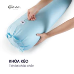 [Hỏa tốc] Bộ ga giường 4 món lụa Tencel 60s GIA AN HOME DECOR size 1m2x2m đến 2m2x2m gồm 1 drap bo chun 3 vỏ gối nằm-ôm — ảnh 8