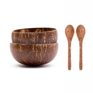 Chén + Muỗng Gáo Dừa Pha Bột Mặt Nạ 100% Tự Nhiên, An Toàn