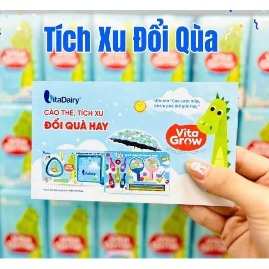 {Deal Sốc} Sữa pha sẵn Vitagrow (110, 180ml) thùng 48 hộp chính hãng Vitadairy