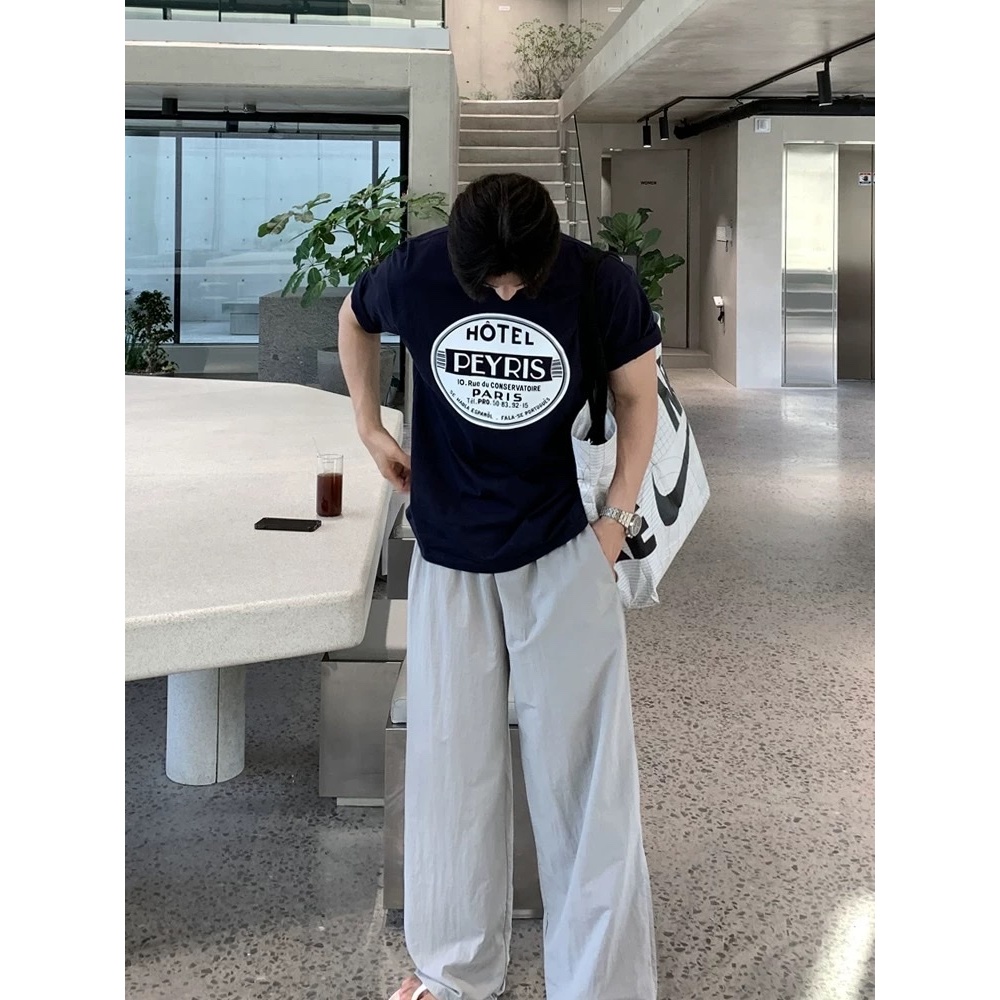 Áo thun Stee Cổ tròn PEYRIS HOTEL Localbrand ICVCVNI Unisex Cotton