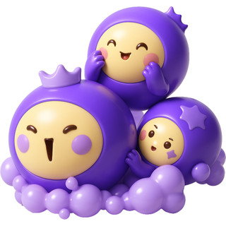 [Quà Tặng Không Bán] Mascot Bé Việt Quất KIBU