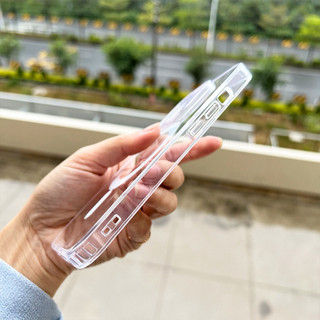 Ốp lưng iphone trong suốt chống sốc - Hỗ trợ sạc không dây cho 11 pro max 12 promax 13 14 15 Plus 16 17 ProMax 17 Air