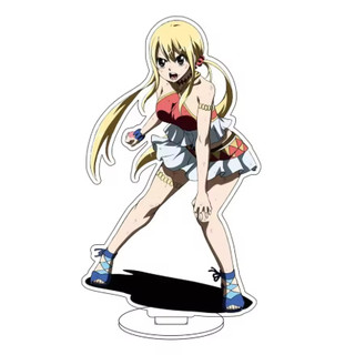 Mô hình Fairy Tail hình Wendy, Mavis, Lucy, cao 15cm, mica acrylic, trang trí cosplay hoặc quà Giáng Sinh.