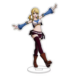 Mô hình Fairy Tail hình Wendy, Mavis, Lucy, cao 15cm, mica acrylic, trang trí cosplay hoặc quà Giáng Sinh.