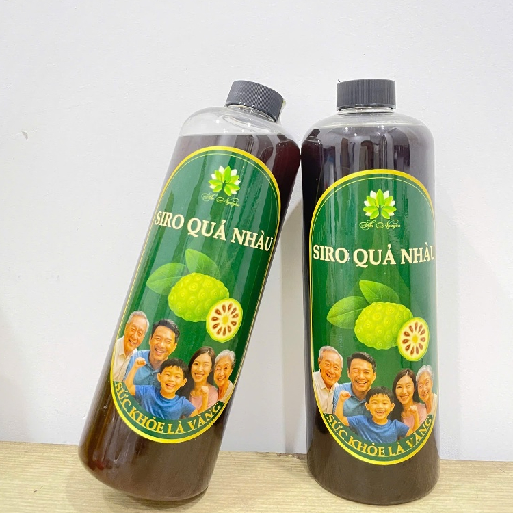 Siro quả nhàu nguyên chất An Nguyên chai 1 lít
