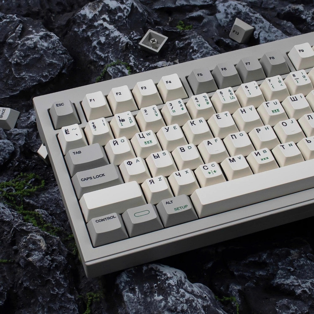 Keycap Retro Nostalgic Russian - Song ngữ nga | Chất liệu PBT | Profile ...
