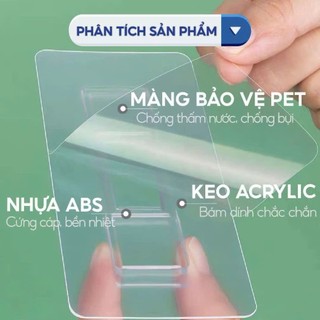 Miếng Dán Thay Thế Cho Kệ Nhà Tắm Ecoco, Oenon, Bộ Đựng Kem, Hộp Đựng Giấy Vệ Sinh, Keo Dán Kệ Đựng Bàn Chải.