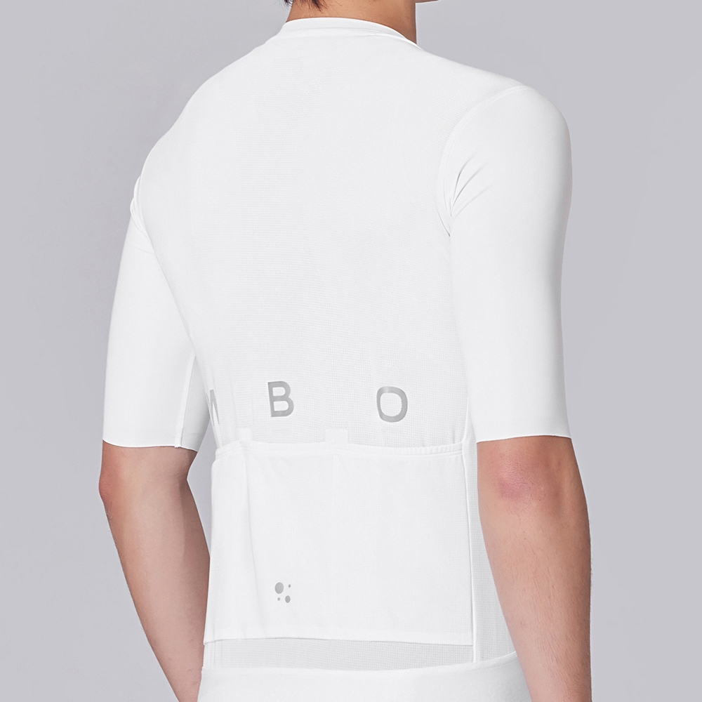 C301 - Áo Đạp Xe MBO Nam Opaque White