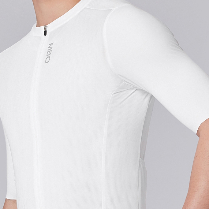 C301 - Áo Đạp Xe MBO Nam Opaque White
