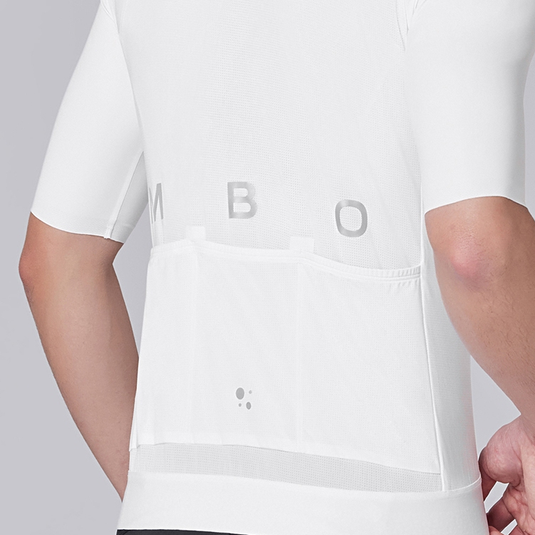 C301 - Áo Đạp Xe MBO Nam Opaque White