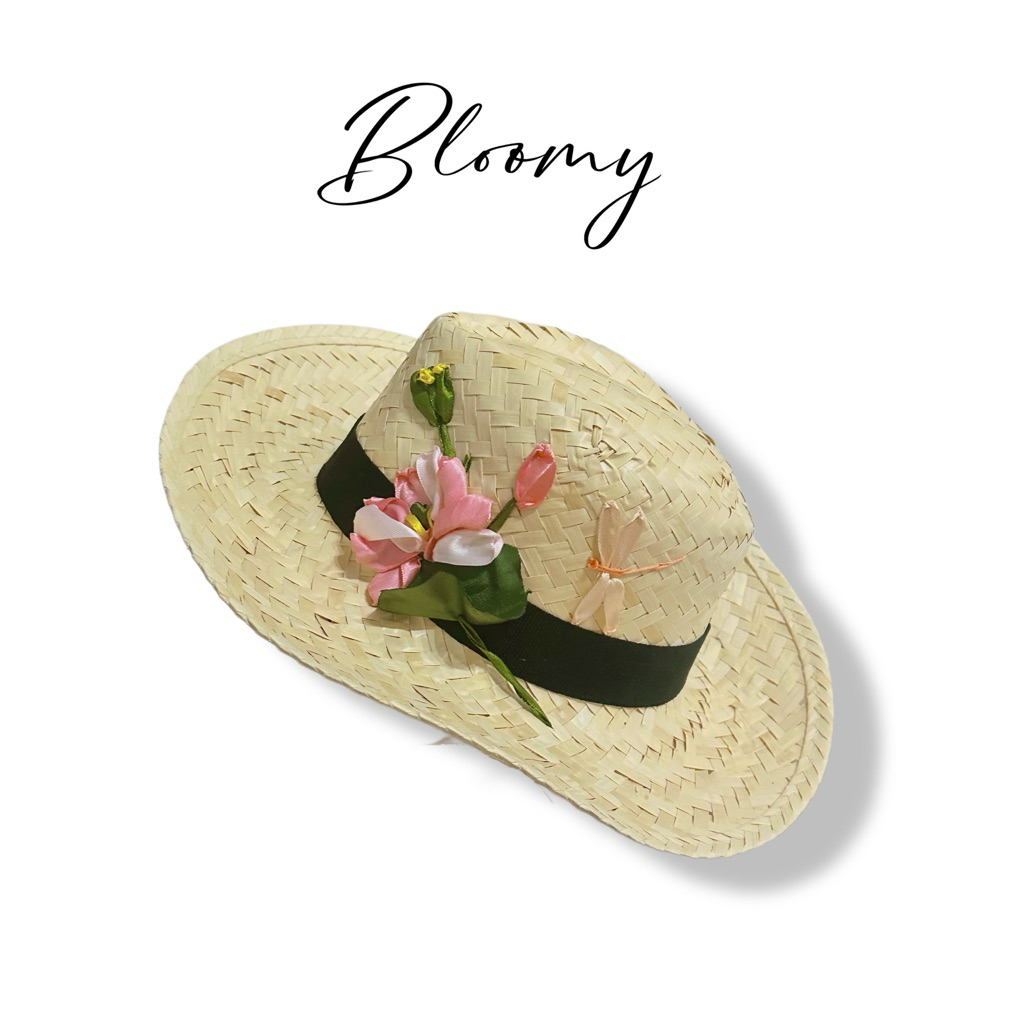 Nón Cói Thêu tay Hoa Sen Bloomy