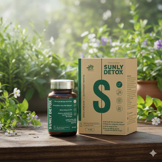 ✅ [Chính Hãng] SUNLY DETOX Hỗ trợ chống oxy hóa, giúp bảo vệ gan, giúp giải độc gan | Hộp 30 viên