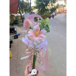 SET Tulip Mix Bìa, Túi & Viết Thiệp Khi Yêu Cầu – Quà tặng thiệp, bìa thư, tỏ tình, tặng doanh nghiệp
