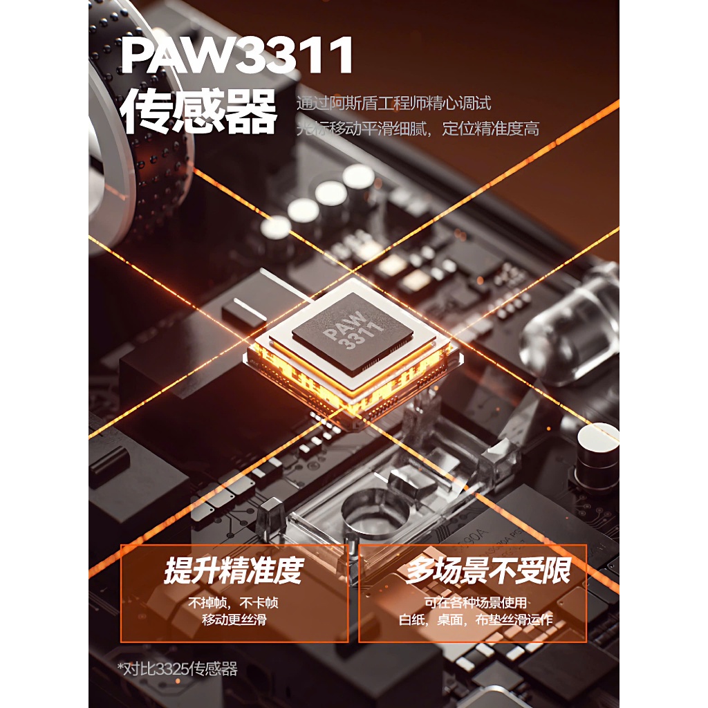 <Thanh lý xả kho> Chuột gaming không dây AUSDOM G01 - PAW 3311 - 3 mode kết nối - Led RGB + Led viền - có app chỉnh | BigBuy360 - bigbuy360.vn
