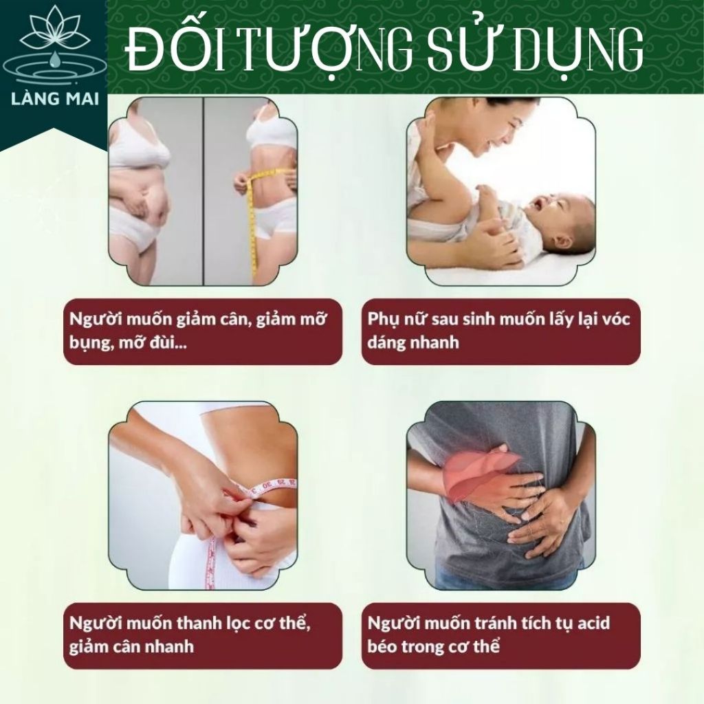 Trà búp ổi 4 vị - Làng Mai -Lấy lại vóc dáng eo con kiến, vị thanh mát, dịu nhẹ, thơm  dễ uống hộp gồm 30 túi