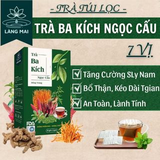 Trà Ba Kích Ngọc Cẩu - Làng Mai - 7 Vị thảo dược thanh mát dịu nhẹ, thích hợp cho mọi lứa tuổi.