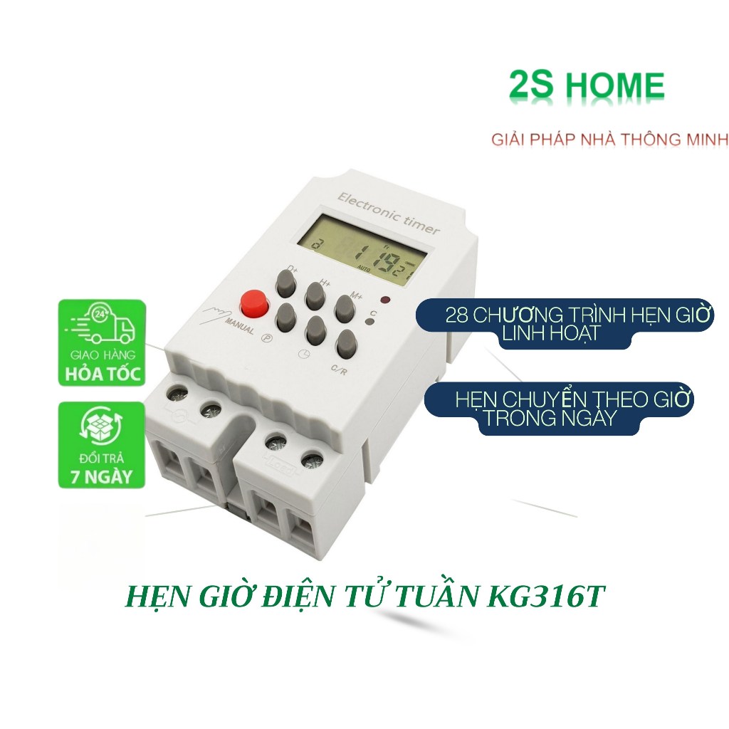 hẹn giờ chu kì tuần - Timer tuần- timer KG316T