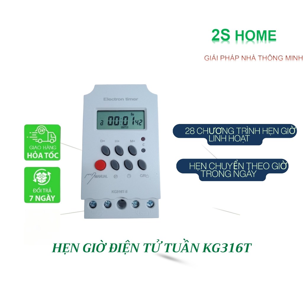 hẹn giờ chu kì tuần - Timer tuần- timer KG316T