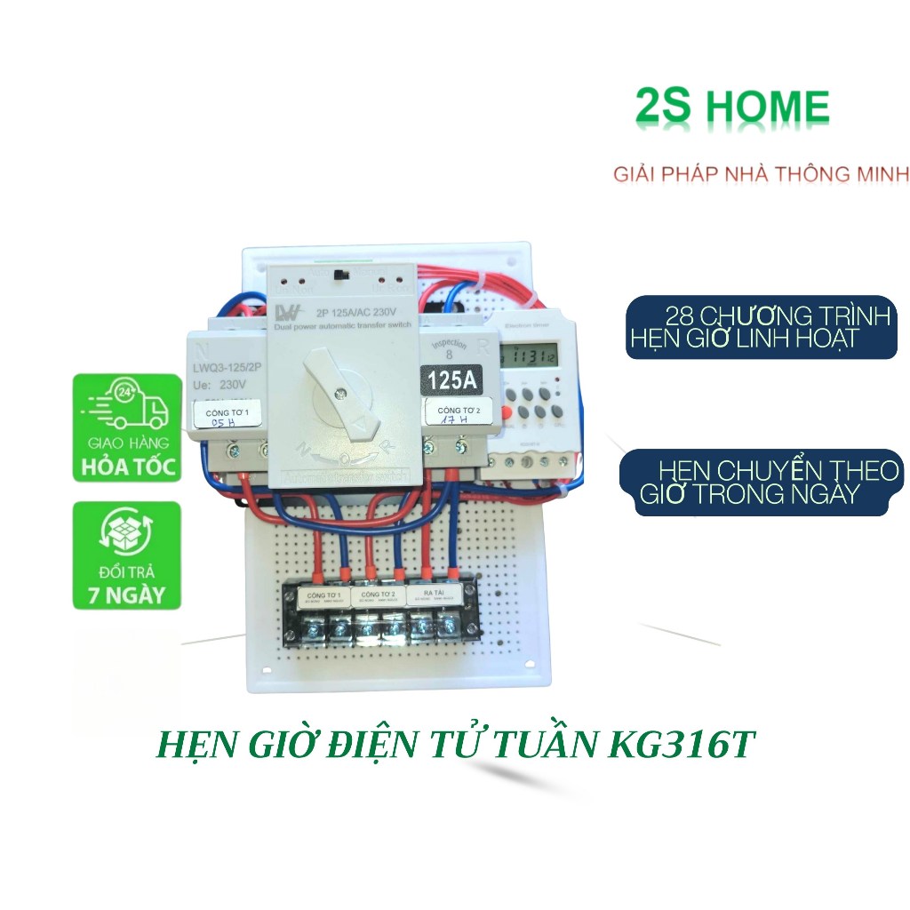 hẹn giờ chu kì tuần - Timer tuần- timer KG316T