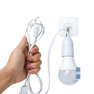 Dây Đui Đèn Liền Công Tắc 3m – Màu Trắng, Đui E27 – Gọn Nhẹ, Dễ Dùng Senvangvn