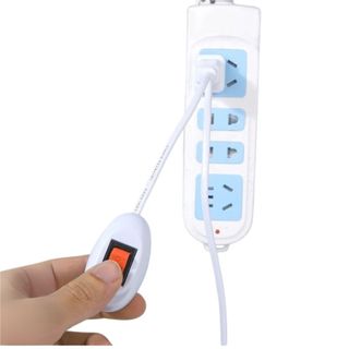Dây Đui Đèn Liền Công Tắc 3m – Màu Trắng, Đui E27 – Gọn Nhẹ, Dễ Dùng Senvangvn