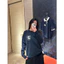 ⚡️[Hight Quality] Áo Len Cổ Tròn Nam Nữ \/ Black Ready To Wear - Điểm Nhấn Chữ Chữ Thêu Phối Đá Vai Cao Cấp
