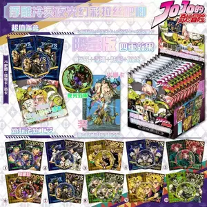 new Combo gói Huy hiệu và thẻ JoJo's bizarre adventure / huy hiệu 75mm và thẻ card fullbox anime