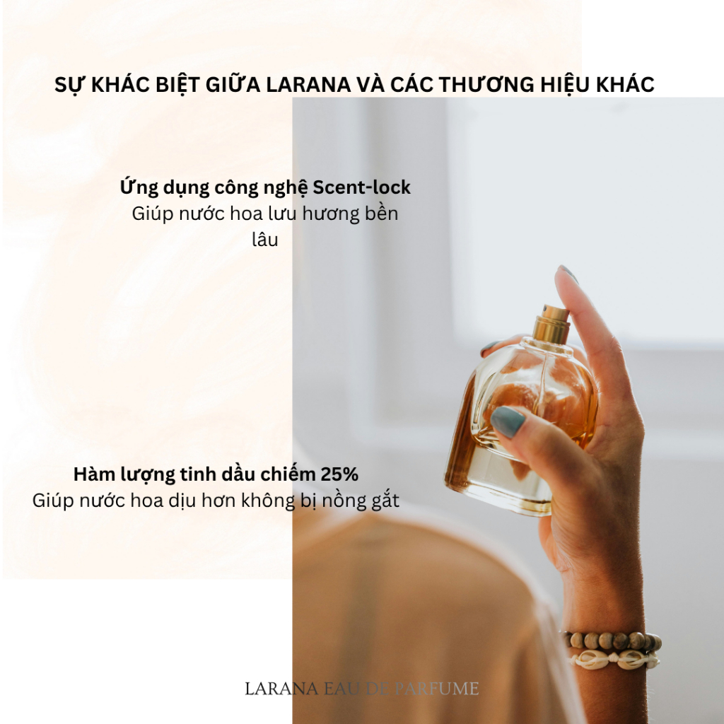 Nước hoa nam chính hãng Larana Eau De Parfume 10ml, Hương thơm sang trọng, mạnh mẽ, cuốn hút phái nữ
