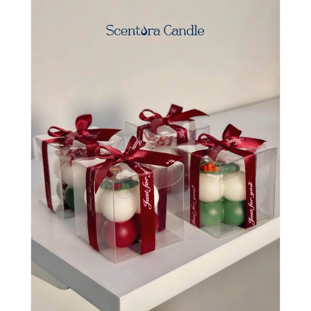 Nến Thơm Rubik Tròn ScentoraCandle  Hộp Quà Nến Thơm Hình Khối Decor Quà Tặng Sinh Nhật Kỷ Niệm