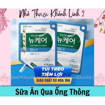 🌺 10 Túi Sữa sonde Nucare Cho Người Tiểu Đường - Đái Tháo Đường (nuôi qua đường ống thông) đến từ Hàn Quốc .