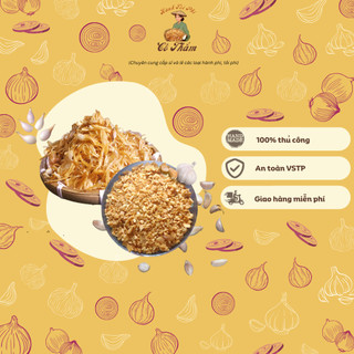 Hành Phi CÔ THẮM Hũ 1000g - Hành Phi Nguyên Chất 100%, Thủ Công Nhà Làm, Thơm Ngon Tròn Vị
