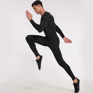 Set Quần Áo Giữ Nhiệt Nam, Bộ Đồ Thể Thao Legging Nam Co Dãn 4 Chiều, Thấm Hút Mồ Hôi Thoải Mái Vận Động