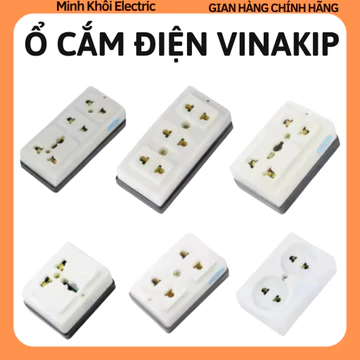 Ổ cắm điện không dây vinakip,ổ điện,ổ cắm đôi,ổ cắm đơn,ổ cắm nổi,ổ cắm âm tường,ổ cắm điện dân dụng,ổ cắm điện công