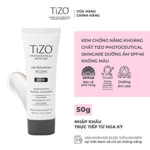 Kem chống nắng khoáng chất nhập khẩu Mỹ TiZO Photoceutical Skincare dưỡng ẩm không màu SPF40 50g phù hợp da khô