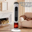 Quạt sưởi gốm QCOOKO, máy sưởi gốm công suất 2200W làm nóng nhanh chỉ 3s mô phỏng giả ngọn lửa