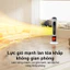 Quạt sưởi gốm QCOOKO, máy sưởi gốm công suất 2200W làm nóng nhanh chỉ 3s mô phỏng giả ngọn lửa