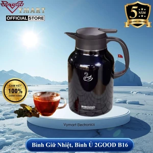 Phích Pha Trà Giữ Nhiệt 1,8L 2GOOD B16 Giữ Nóng Lạnh 24h, Hàng Chính Hãng