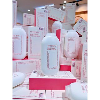 Kem Dưỡng Thể Whisis Whitening Body Lotion Mẫu Mới Dưỡng Trắng Cấp Ẩm Da Body Mềm Mịn 300ml - Bebeau